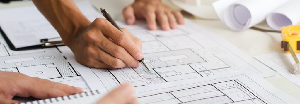 تهیه نقشه های فاز 1 و فاز 2 ساختمانی